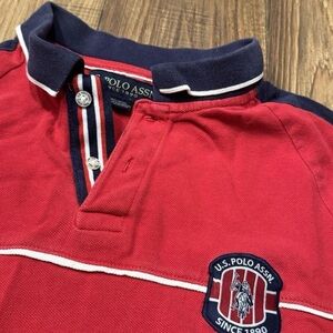U.S. Polo Assn. Red and Navy Polo Shirt